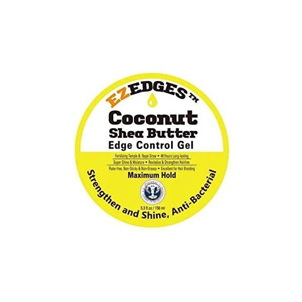 EZEDGES EDGE CONTROL GEL - COCONUT SHEA BUTTER 5.3 OZ