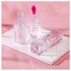 Color Changing Lip Oil,Clear to Pink Magic Big Brush Color Changing Hydrating Lip Glow Oil,Long Lasting Nourishing Non-sticky Lip Oil Tinted for Lip Care and Dry Lips (Transparent)