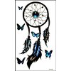 Umama Lot of 3 Mini Tattoos Butterfly Dreamcatcher Realistic tattoos Feather Dream Catcher Cartoon Waterproof 3D Men Women Arm Tattoo Temporary Tattoos Sticker Fake Tatoo Body