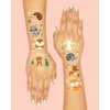 xo, Fetti Woodland Animal Temporary Tattoos - 42 Glitter Styles | Forest Friends Birthday Party Supplies, Deer Baby Shower, Bear Favors, Fox, Owl