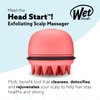 Wet Brush Exfoliating Scalp Massager, Head Start, Coral, Multi-Benefit Brush Cleans, Detoxifies & Rejuvenates Your Hair to Stay Healthy and Strong, Gentle for Sensitive Scalps