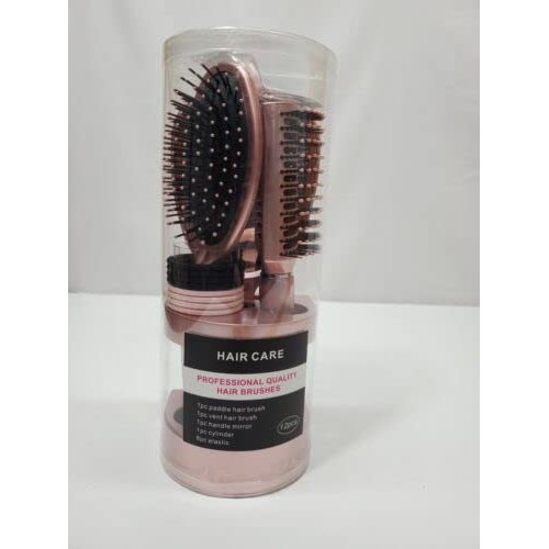 Hair Brush Styling Gift Set 12 Piece, Pink