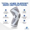 Compressa Knee Sleeve for Women & Men (Regular) - Non-Slip Compression Support for Joint Pain, Muscle Recovery, Arthritis, and Injury Relief