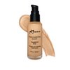 Khasana Moisturizing Liquid Foundation, Flawless Matte Finish Makeup, Full Coverage & Longwear, Lightweight Foundation Formula #12 Medium Beige