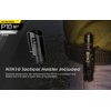 EdisonBright Nitecore P10 V2 1100 Lumen LED Tactical Flashlight with Hard Holster battery carrying case