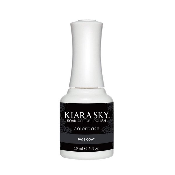 Kiara Sky Professional Nails Long-Lasting and Lightweight Soak Off Gel Polish 0.5 fl oz (Base Coat)