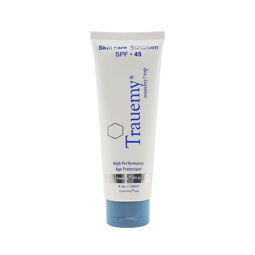 trauemy Sport Face Sunscreen - Broad-Spectrum Face Sunscreen & Light Moisturizer SPF45 - Water Resistant Sunscreen For Face & Sweatproof - Natural Face Moisturizing for Daily Use-SPF45-4 Ounces