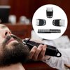 3 Piece Set (9mm 12mm 16mm) Haircut Blade Guards for Philips Norelco Multigroom MG5740 MG5750 MG5760 MG7710 MG7715 MG7720, with Small Beard Comb Black by YTXXDEUS