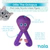 Caitec Presents Nala Cat Ollie The Octopus - Catnip Toy - Interactive Cat Toy - Chew Toy - Pillow Toy, 2 Pack