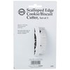 Norpro 3490, Metallic, Scallop Biscuit/Cookie Cutter, Set of 3, One Size
