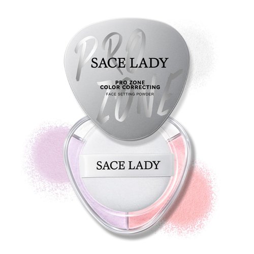 SACE LADY Setting Powder Face Makeup, Color Correcting Lasting Waterproof Matte Finish Loose Powder, Oil Control Lightweight Flawless Cosmetics for Women