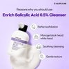 ALIVELAB Enrich Salicylic Acid 0.5% Cleanser for Acne-Prone Skin, Exfoliating and Removes Blackheads Daily face wash (5.74 fl.oz)