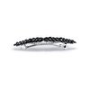 Sparkly Crystal Flower Leaf Hair Barrette Hair Clips Hair Pins for Women Bridal Wedding Prom Party Hair Accessaries (Black)