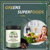 TERRA ORIGIN Superfoods Greens Immune Defense and Digestive Support | Probiotics, Organic Vegetables, Digestive Enzymes | Non-GMO, Gluten-Free, Dairy Free, Vegan | 30 Servings | Coffee Flavor
