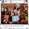 10 Pack DIY Snowman Kit Toys for Kids,Christmas Craft Xmas Gift Toy for Girl,Boy,Build a Snowman Kit Indoor Decorations,Creative Kids Air Dry Modeling Clay,Christmas Gift Stocking Stuffers for Toddler
