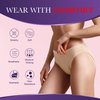 REELINDRY Washable Incontinence Underwear for Women Absorbency Panties Leak Proof Postpartum Bikini Bladder Control Briefs 1 Pack (Beige, M)