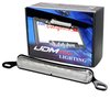 iJDMTOY Two-Way Illuminating Number Plate Frame Mount LED License Plate Lamp For Car Truck SUV Van RV, Powered by 9 Xenon White License Lamp & 6 Pieces LED as Back Reverse Light