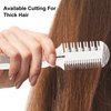 BANGMENG Hair Cutter Comb, 2 Pieces of Dense Teeth + Wide Teeth Shaper Hair Razor With Comb,Split Ends Hair Trimmer Styler, Double Edge Razor Blades For Thin & Thick Hair Cutting and Styling.