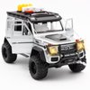 Qcar SUV Car Toys, Diecast Metal Model Retroactive Car Toys with Lights, Toy Trucks for Kids