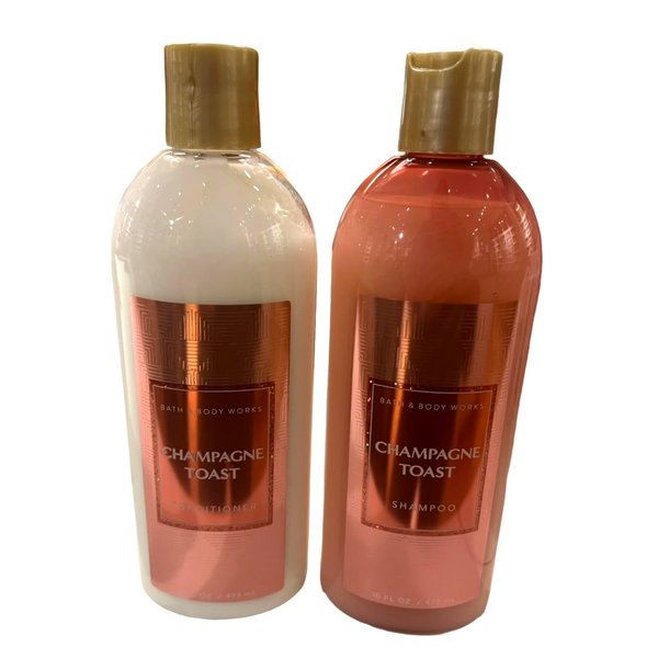 In Fashion Design Bath and body Lotion, Perfume Mist, Shower Gel Fragrance Collection (ChampagneToast ShampooConditionerSet, 2 pc Set)