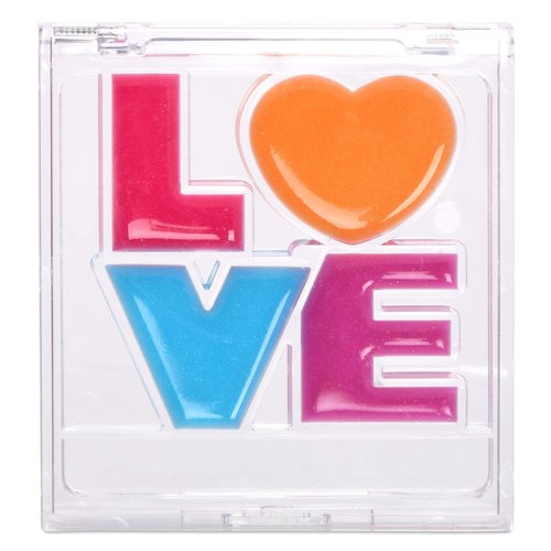 iscream Love Heart Shaped Strawberry Scented Solid Lip Gloss Quad