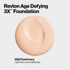 Revlon Liquid Foundation, Age Defying 3XFace Makeup, Anti-Aging and Firming Formula, SPF 30, Longwear Medium Buildable Coverage with Natural Finish, 005 Fresh Ivory, 1 Fl Oz