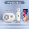 Mini Karaoke Machine for Kids with 2 Wireless Microphones Portable Kids Microphone, Karaoke Microphone for Kids Age 5, 6, 7, 8, 9, 10,11+Years(White)
