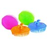 Niva Hair Scalp Massager Shampoo Brush - Flexible Scalp Exfoliator Dandruff Brush and Grass Shape Handle - Baby Shower Bath Brush Suitable for Women, Men & Pets | Pack 0f 4 (Blue-Green-Orange-Fuchsia)