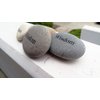 Garden Age Supply Wisdom Engraved Stone Inspirational Sandblast, Perfect Gorgeous Unique Gift Ideas, Natural Beach Pebble Rock