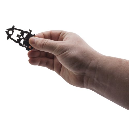 SOG MacV Tool SM1001 - Hardcased Black, 12 Tools in One: Bottle Opener, Screwdrivers