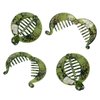 6pcs 2.5" Banana Hair Clips Hair Combs Round Pins Clip Ponytail Holder Hair Accessories Fish Grips for Women Girls