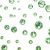 PERIDOT (214) green 144 pcs Swarovski 2058/2088 Crystal Flatbacks green rhinestones nail art mixed with Sizes ss5, ss7, ss9, ss12, ss16, ss20, ss30