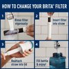 Brita Water Bottle Replacement Filters, BPA-Free, Replaces 1,800 Plastic Water Bottles a Year, Lasts Two Months or 40 Gallons, Includes 6 Filters