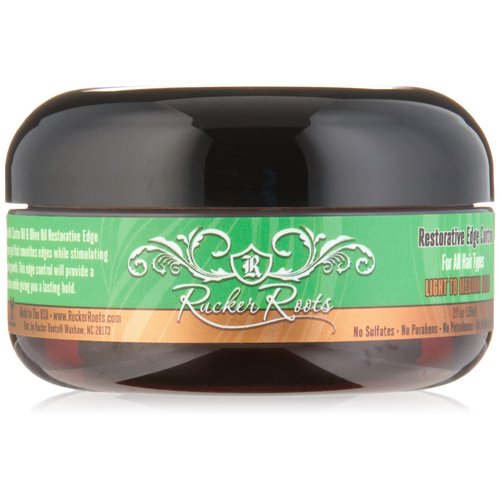 Rucker Roots Restorative Edge Control Light to Medium Hold| FOR ALL HAIR TYPES| AVACADO OIL|RESTORES EDGES| SMOOTHES FLYAWAYS| NON-GREASY|FLAKE FREE