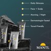 MANTL Skincare Set for All-Complete Face Products KitCleanse, Moisturize, Protect & Soothe Daily-Includes Face Wash, SPF, Moisturizer & Oil Blotting Sheets-Facial Combination, Anti-aging Skin Care Set