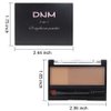 Eyebrow Powder Makeup Kit Eye Brow Tinted Powder Palette Long-Lasting Waterproof eyebrow pencil Fill & Sculpt Full Eyebrows for Women (2# Brown-gray)