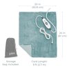 Pure Enrichment® PureRelief® Ultra-Wide Microplush Heating Pad - 20” x 24” XXL Size & 6 Heat Settings for Temporary Neck, Shoulder & Back Pain Relief - Moist Heat Option & Machine Washable (Sea Glass)