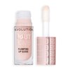 Revolution Beauty, Pout Bomb Plumping Lip Gloss, High-Shine for Glossy, Fuller & Plump Lips with Hyaluronic Acid & Peptides, Vegan & Cruelty-Free, Sheer Milky Nude, 0.15 Fl Oz