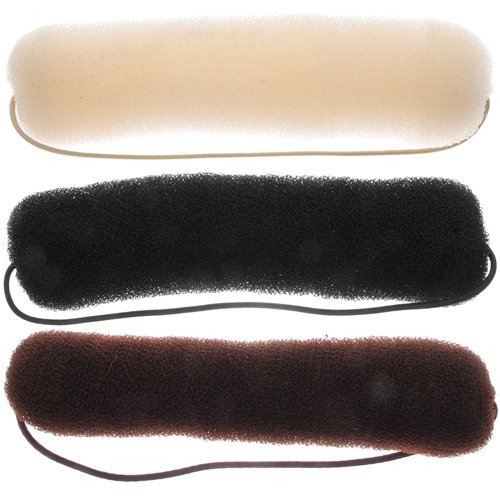3pcs Elastic Rope Meatball Head Hair Tool Hair Bun Maker Hair Donut Bun Donut Bun Maker for Long Thick Hair Donut Bun Maker for Hair Donut Hair Bun Hair Accessories for Teen Girls