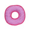 DURA FORCE - Durable Woven Fiber - Medium Ring Pink -Squeakers - Multiple Layers. Made Durable, Strong & Tough. Interactive Play Dog Toy (Tug, Toss & Fetch). Machine Washable & Floats (Medium 2 Pack)