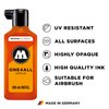 MOLOTOW ONE4ALL Acrylic Paint Refill ONE4ALL Paint Marker, Signal White, 180ml Bottle, 1 Each (692.160)