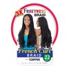 FreeTress Crochet Braids 3X French Curl 22" (pack of 1, 1B)