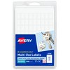 Avery Multi-Use Removable Labels, 3/8" x 5/8", White, Non-Printable, 1,008 Blank Labels Total (5414)
