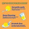 Scrub Daddy + Cif All Purpose Cleaner, Lemon - Scratch-Free Kitchen + Bathroom Scrubber and Multipurpose Cleaning Cream - Build a Better Bathroom Cleaning Supplies Kit