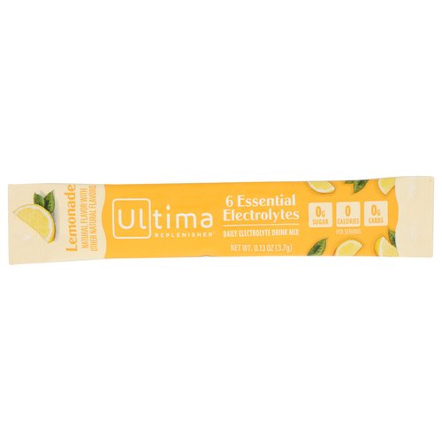 ULTIMA REPLENISHER Lemonade Electrolyte Drink Mix Single, 0.13 OZ
