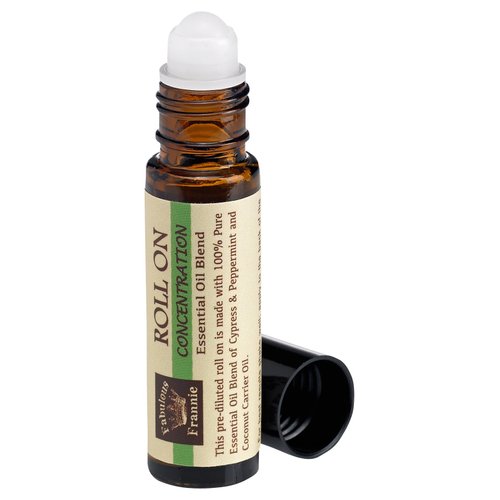 Fabulous Frannie Concentration Essential Oil Blend Roll On 10ml made with pure essential oils