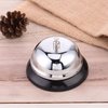 HeeYaa Call Bell 3.35 Inch Diameter with Metal Anti-Rust Construction, Ringing, Durable, Desk Bell Service Bell for Hotels, Schools, Restaurants, Reception Areas, Hospitals, Warehouses(Silver)