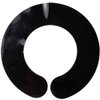 Lurrose Neck Strips Salon Hair Cutting Collar Silicone Rubber Neck Wrap Guard Neck Shield Shawl Barber Styling Cape Barber Supplies for Haircut Hair Dye Black Hair Dye Cape
