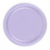 Party Favors Plus 240 Lavender Lilac (10 Pks of 24) 7 Inch Wax Coated Plain Solid Color Dessert Cake Paper Plates