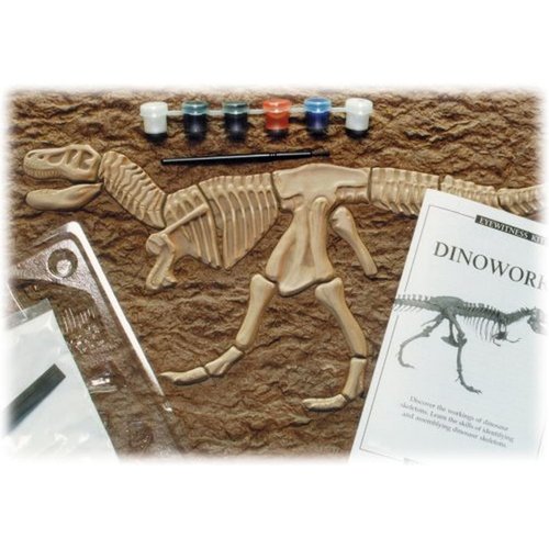 Eyewitness Kits Perfect Cast Dinoworks 19" Tyrannosaurus Rex Cast, Paint, Display and Learn Craft Kit